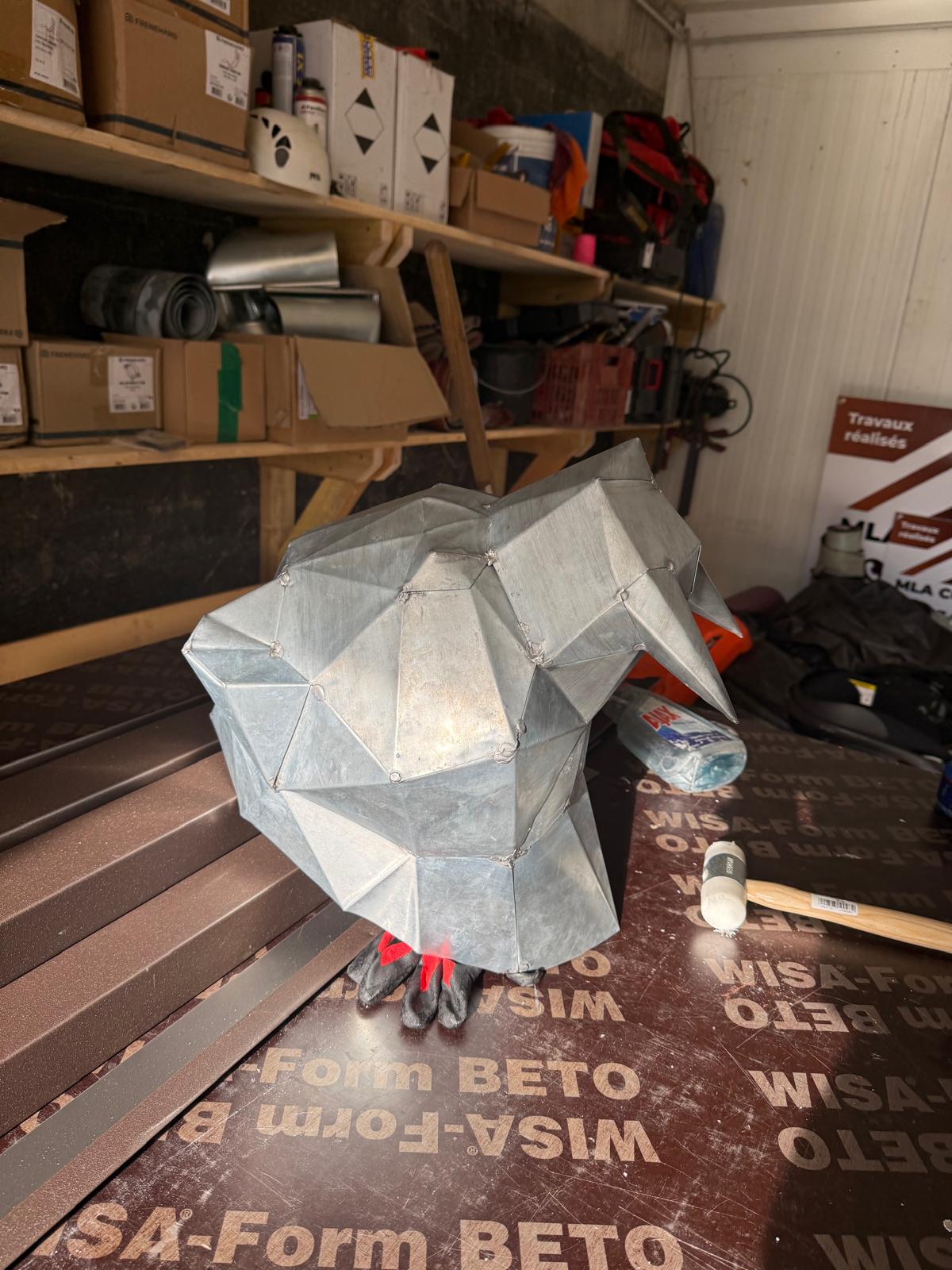 Création artistique métal sur mesure MLA Couverture